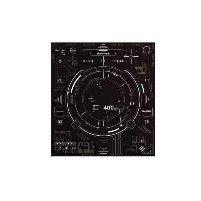 Gaming Mat Genesis Tellur 400 Black Cloth