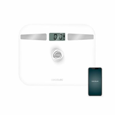 Balance Numérique de Salle de Bain Cecotec SURFACE PRECISION ECOPOWER 10200 SMART HEALTHY LCD Bluetooth 180 kg Blanc LCD