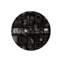 Gaming Mat Genesis Tellur 300 - Gear Ø 100 cm Multicolour Polyester Circular