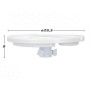 Beach Umbrella Cup Holder Aktive 29,5 x 8 x 29,5 cm Sunshade (12 Units)