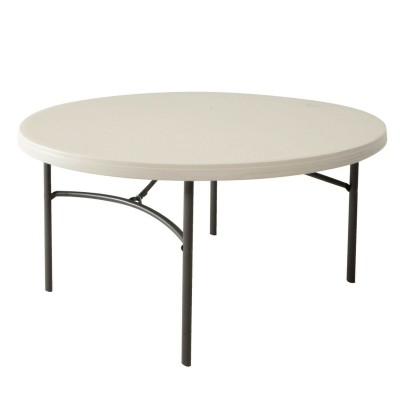 Side table Lifetime Cream 152 x 74 x 152 cm Steel Plastic