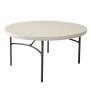 Side table Lifetime Cream 152 x 74 x 152 cm Steel Plastic
