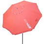 Parasol Aktive Corail Aluminium Acier 220 x 208 x 220 cm (6 Unités)