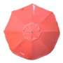 Sunshade Aktive UV50 Ø 200 cm Coral Polyester Aluminium 200 x 198 x 200 cm (6 Units)