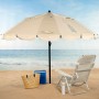 Parasol Aktive Crème Aluminium 240 x 235 x 240 cm (6 Unités)