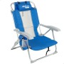 Beach Chair Aktive Blue White 49 x 78 x 56 cm (2 Units)