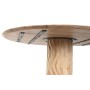 Dining Table Home ESPRIT Metal Acacia 130 x 130 x 76 cm