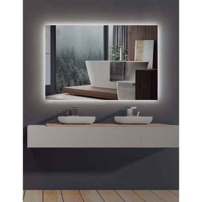 Bathroom mirror with LED light Ledimex SUEC006-70 70 x 80 cm