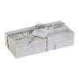Chandelles DKD Home Decor Blanc Noël 21 x 10 x 5 cm 2 x 2 x 20 cm (4 Pièces)