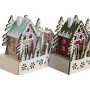 Christmas bauble DKD Home Decor Red Pink 21 x 9,5 x 19 cm (2 Units)