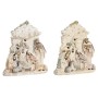 Candle DKD Home Decor Blue White Pink Resin 24 x 8 x 27,5 cm (2 Units)