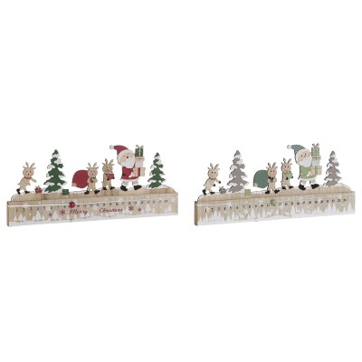 Calendrier de l’Avent DKD Home Decor Bois MDF 45 x 1 x 19 cm 45 x 2 x 19 cm (2 Unités)