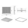 Plateau pour Four Smeg EBQ2 Grill Barbecue