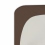 Fitted bottom sheet Happy Home Mix Colors Brown Single