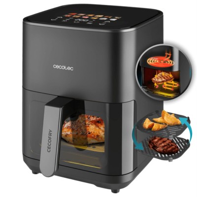 Air Fryer Cecotec Cecofry&Grill Duoheat 4000 Black 1900 W 4 L