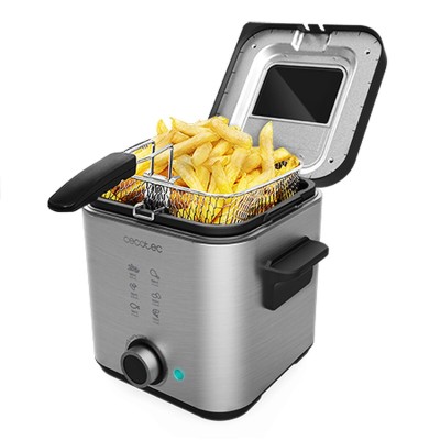 Friteuse Cecotec 3102 Acier 900 W 1,5 L (Moyen)