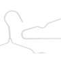 Set of Clothes Hangers Kipit 29100192 White Metal Silicone Children's 30 x 18 x 1 cm (24 Units)