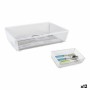 Range-couverts Confortime Métal Blanc 21,8 x 15,24 x 5,2 cm (12 Unités)