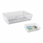 Range-couverts Confortime Métal Blanc 21,8 x 15,24 x 5,2 cm (12 Unités)