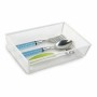 Range-couverts Confortime Métal Blanc 21,8 x 15,24 x 5,2 cm (12 Unités)