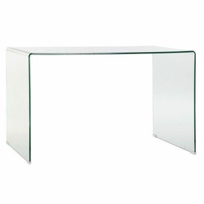 Bureau DKD Home Decor 125 x 70 x 74 cm Verre Transparent