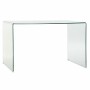 Bureau DKD Home Decor 125 x 70 x 74 cm Verre Transparent