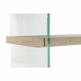 Shelves DKD Home Decor 90 x 35 x 180 cm Crystal Natural Wood Transparent MDF Wood