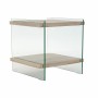 Table de Nuit DKD Home Decor Verre Bois MDF (50 x 50 x 49 cm)
