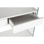 Étagère DKD Home Decor Blanc Transparent Verre Bois MDF 90 x 35 x 180 cm (1)