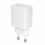 Chargeur mural LEOTEC LECSPH20W2W 20 W Blanc