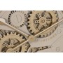 Wall Clock Home ESPRIT Beige Golden Crystal Iron 60 x 8 x 60 cm