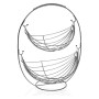 Fruit Bowl Versa Metal Steel (27 x 45,5 x 36 cm)