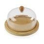 Plateau avec couvercle Versa Transparent Bambou polystyrène