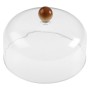 Plateau avec couvercle Versa Transparent Bambou polystyrène