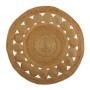 Tapis Versa Ø 120 cm Cercles Rotin Jute