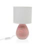 Lampe de bureau Versa Rose Blanc Céramique 40 W 15,5 x 27,5 cm