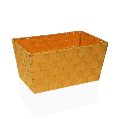 Multi-purpose basket Versa Flandes 20 x 15 x 30 cm Yellow