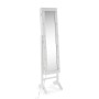 Wall mirror Versa White Mirror MDF Wood 35 x 153 x 35,2 cm Jewellery Stand