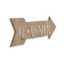 Portemanteau Versa Be Happy Bois MDF 4 x 14,5 x 48 cm