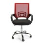 Chaise de Bureau Versa Noir Rouge Multicouleur 51 x 58 cm