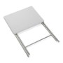 Folding Table Versa White Metal MDF Wood (37,5 x 65,5 x 47,5 cm)