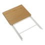 Table Piable Versa Marron Glacé Métal Bois MDF (37,5 x 65,5 x 47,5 cm)