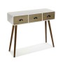 Hall Table with 3 Drawers Versa 30 x 80,5 x 90 cm 0,3 x 0,805 x 0,9 cm White