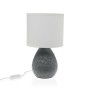 Desk lamp Versa Grey White Ceramic 40 W 15,5 x 27,5 cm