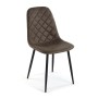 Chaise Versa Serena Brun foncé 53 x 88 x 43,5 cm (4 Unités)