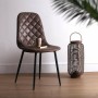 Chaise Versa Serena Brun foncé 53 x 88 x 43,5 cm (4 Unités)