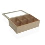 Box for Infusions Versa White Wood 20 x 5 x 16,5 cm