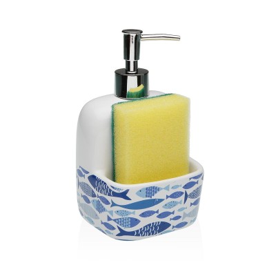 Soap Dispenser Versa AQUA 2 Ceramic 9,4 x 17,8 x 10,5 cm