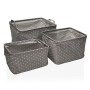 Set of Stackable Organising Boxes Versa Rec Stars 25 x 22 x 35 cm 35 x 25 x 22 cm 32 x 21 x 19 cm 28 x 17 x 15 cm