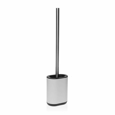 Brosse de salle de wc Versa Blanc Acier polypropylène 7,7 x 48,5 x 11,4 cm